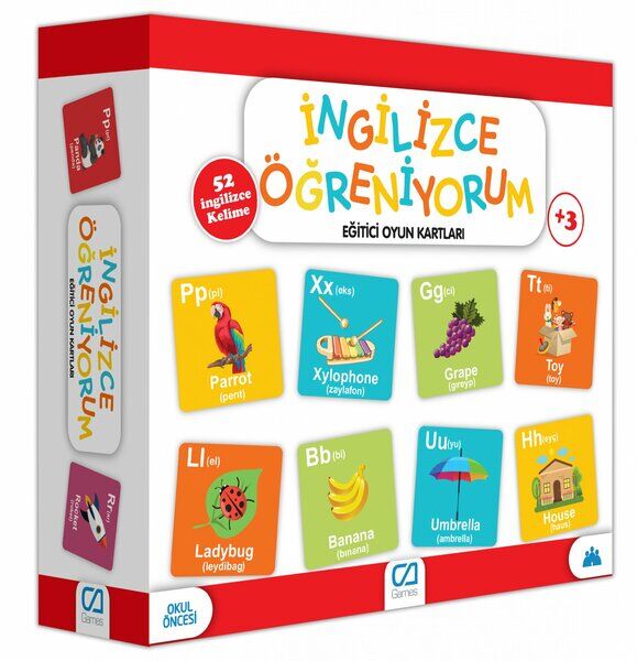 Ca Games Eğitici İngilizce Öğreniyorum Karışık Renkli