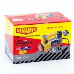 Dınamıc Hava Kompresörü Küçük 12V Led 150 Psi DC12V 15A Sarı