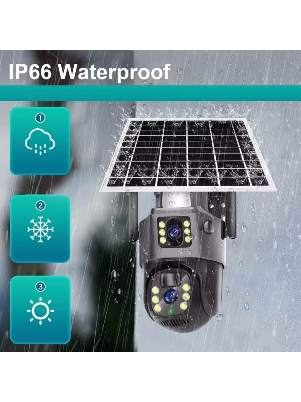 Blic Blm-64 Solar Güneş Enerjili Sim Kartlı Ip Kamera 4G 7.5 W 6 Mp