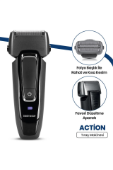 Goldmaster Action Gm-8128 Traş Makinesi