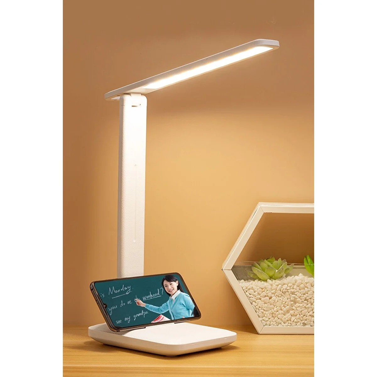 Silver Toss St-7799 Şarjlı Masa Lambası