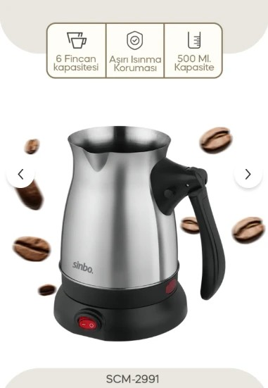 Sinbo Elektrikli Cezve