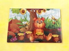 Inn Design 35 Parça Ahşap Puzzle Sevimli Hayvanlar