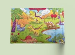 Inn Design 35 Parça Ahşap Puzzle Sevimli Hayvanlar