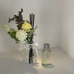 Tohana Oda Kokusu Seti 50 Ml Cam Şişe Lily-Rose-Levander-Sakura-Jasmine-Ocean Krem