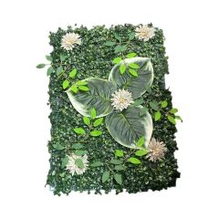 Kırlangıç Yapay Çiçek Duvar Kaplama Panel 40 X 60 Cm Gri