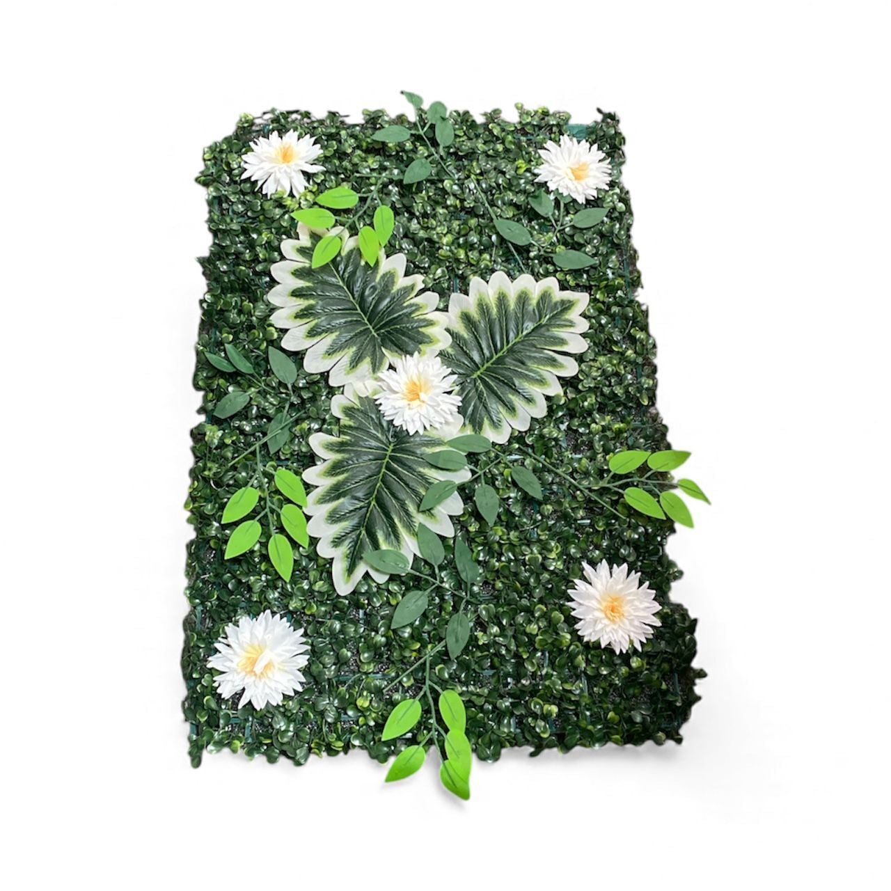 Kırlangıç Yapay Çiçek Duvar Kaplama Panel 40 X 60 Cm Beyaz