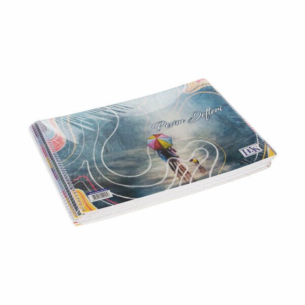 Has 15 Yaprak Resim Defter Küçük Boy Karton Kapak