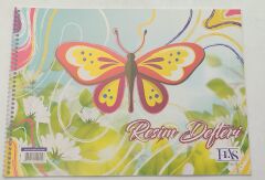 Has 15 Yaprak Resim Defter Küçük Boy Karton Kapak