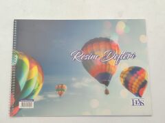 Has 15 Yaprak Resim Defter Küçük Boy Karton Kapak