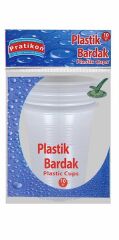 Pratikon Bardak Plastik 10 Lu Şeffaf
