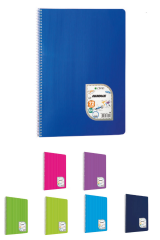 Çınar 72 Yaprak Kareli Defter Küçük Boy Pp Kapak Karışık Renkli