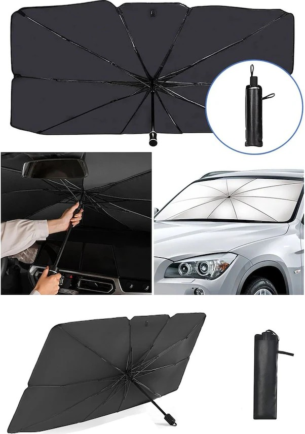 Katlanabilir Araba Şemsiye Oto Güneşlik 135X75 Cm