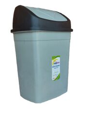 Sağlam 3 No Klik Çöp Kovası 15 Lt Antrasit