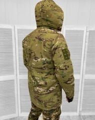 Kamuflaj Desen Kampçı Dağcı Avcı Parka Haki - XXXL