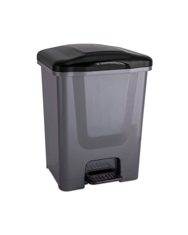 Flora F134 Trendy 40 Lt Pedallı Çöp Kovası Antrasit