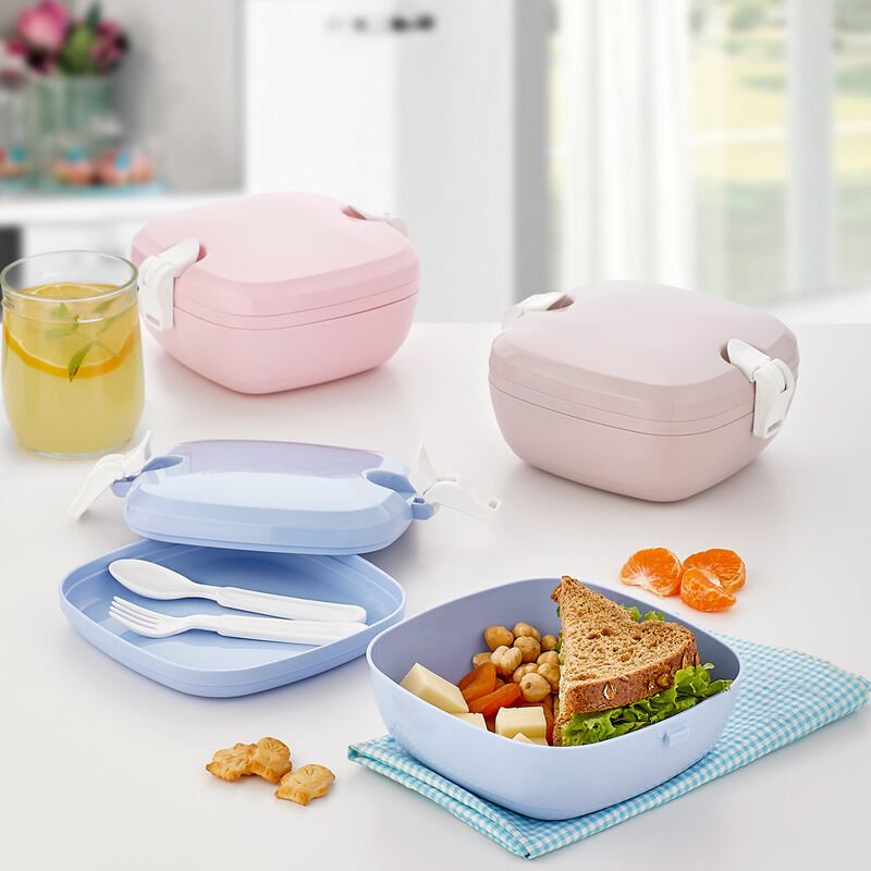 Urve Duo Saklama Kabı Pembe
