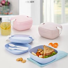 Urve Duo Saklama Kabı Pembe