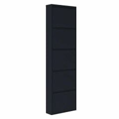 Şahbaz Ayakkabılık Metal 5 Katlı Siyah