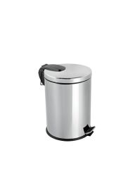 Flora Ft605 401 Mikro Paslanmaz 3 Lt Pedallı Çöp Kovası Gümüş