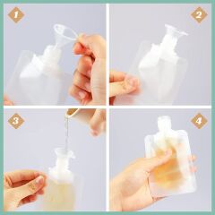 Omilife Sıvı Seyahat Kiti 50 Cc 4 Lü Fenomen Ürün Şeffaf