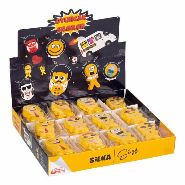 Silka Silgi Emoji Figürlü Art57 No:3 - Sarı