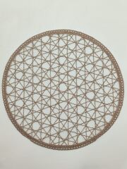 Desenli Supla Amerikan Servis  Altlığı