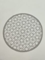 Desenli Supla Amerikan Servis  Altlığı