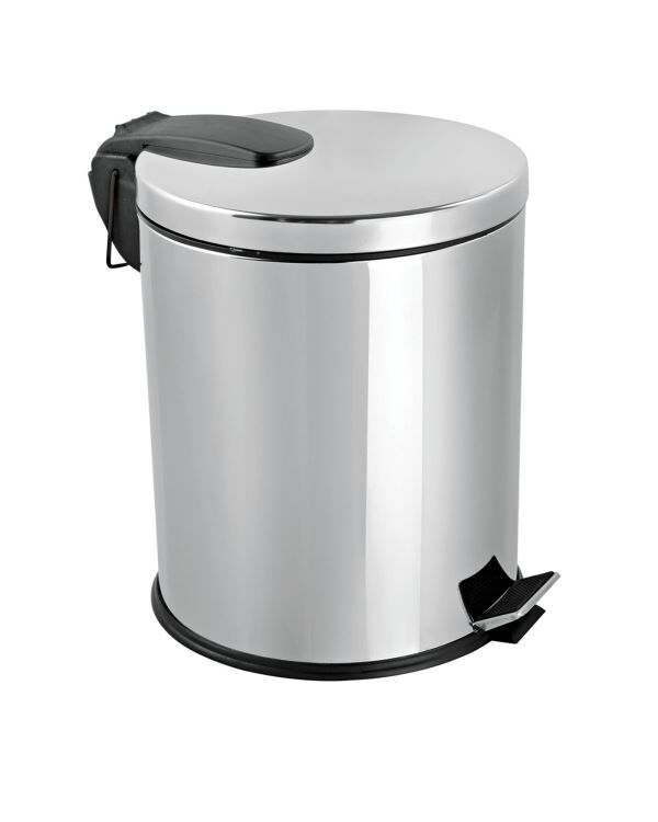 Flora Ft612 409 Mikro Paslanmaz 40 Lt Pedallı Çöp Kovası Gümüş