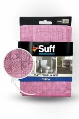 Suff Yüzey Temizlik Bezi Nilüfer Damalı 40X40 Cm Pembe