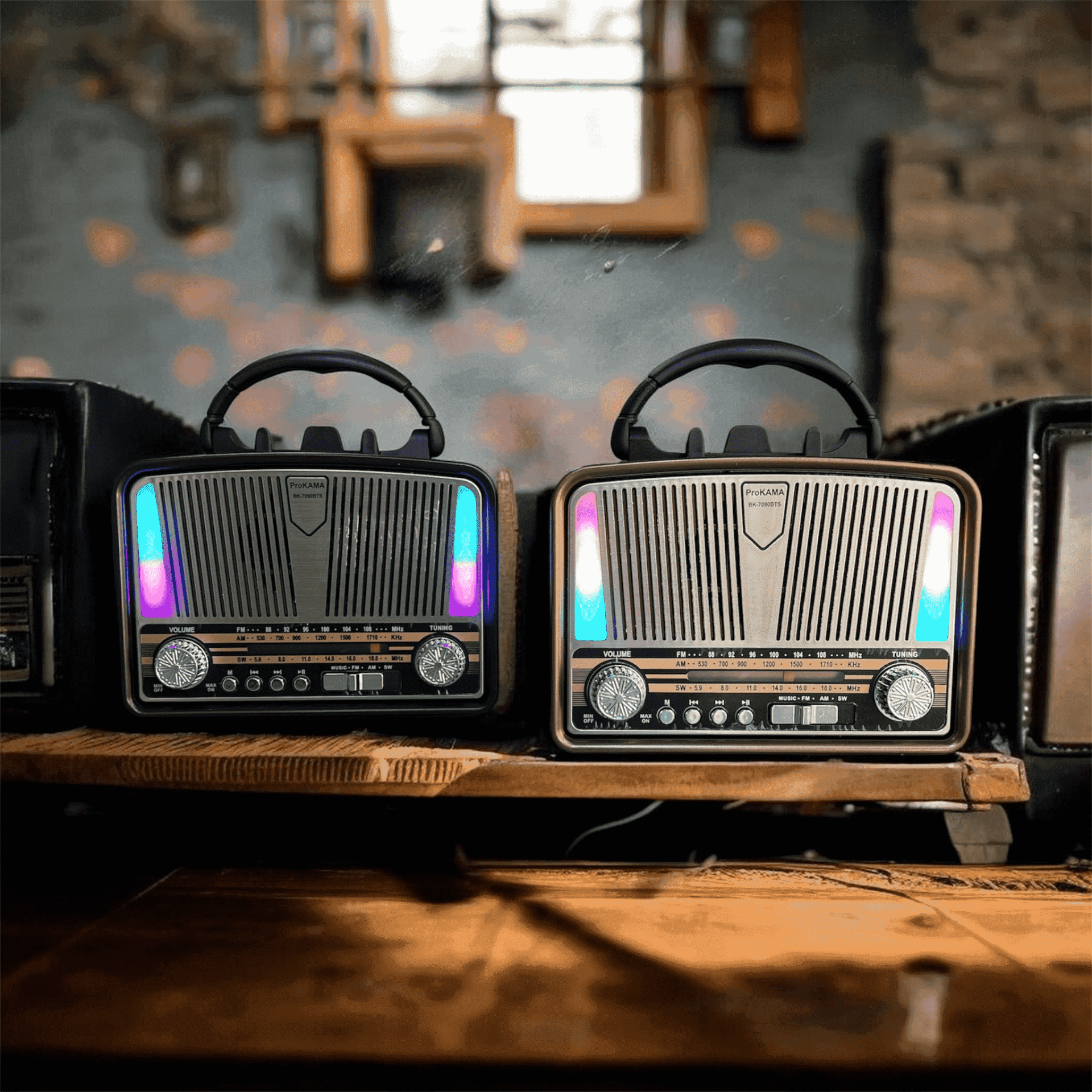 Prokama Bk-7090 Solar Radyo Kahverengi