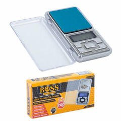 Boss Terazi Cep Hassas Dijital Pilli Max.200 Gr Gümüş