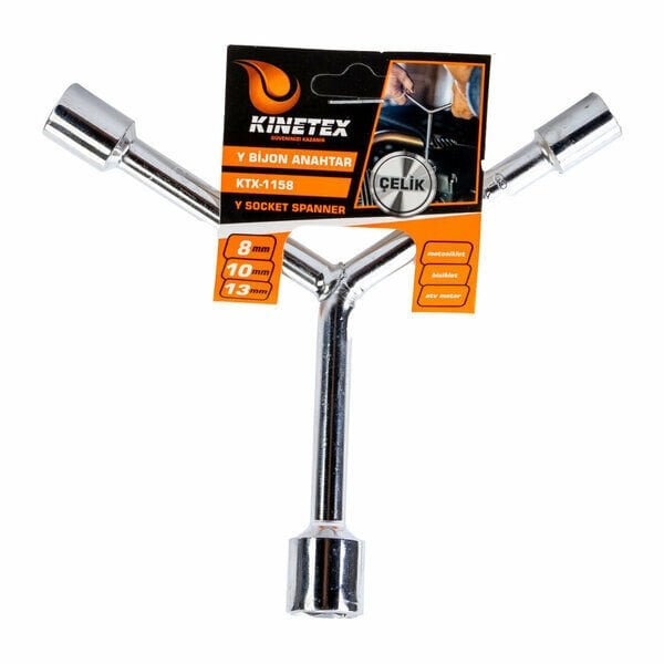 Kinetex Çok Amaçlı Anahtar 3 Kollu 8-10-13