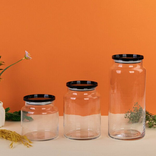 Çiftçiler Kavanoz Cam Plastik Kapak 3 Lü