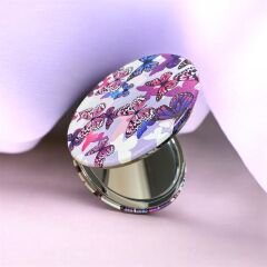 Golden Angel Cep Aynası Kelebek Desen