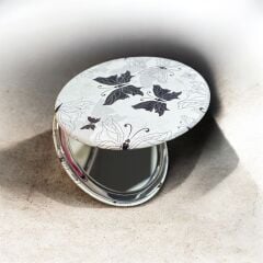 Golden Angel Cep Aynası Kelebek Desen