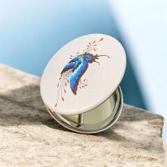 Golden Angel Cep Aynası Kelebek Desen