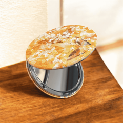 Golden Angel Cep Aynası Kelebek Desen