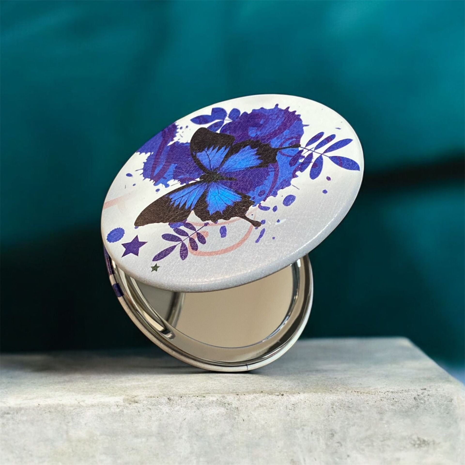 Golden Angel Cep Aynası Kelebek Desen