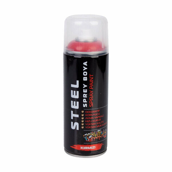 Steel Sprey Boya  400 Ml Kırmızı