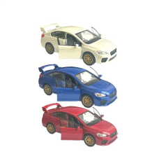 Welly Metal Araba Çek Bırak Diecast Subaru Lacivert