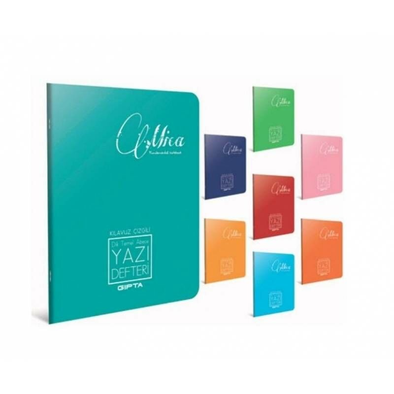Gıpta 40 Yaprak Yazı Defter Küçük Boy Pp Kapak Karışık Renkli