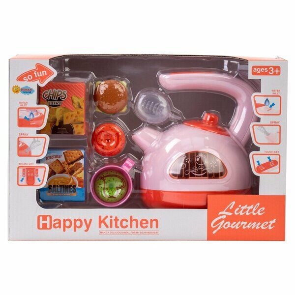 Duman Toys Kettle Pilli Işıklı Sesli Duman Çıkaran Pembe