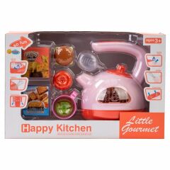 Duman Toys Kettle Pilli Işıklı Sesli Duman Çıkaran Pembe
