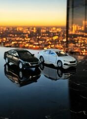 Welly Metal Araba Çek Bırak Diecast Skoda Octavia