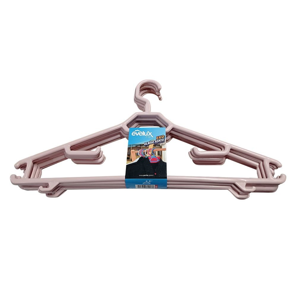 Evelüx 24001 Eko Elbise Askısı 6 Lı