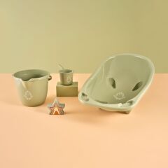 Dünya Bebek Küvet Yıkama Seti 3 Lü File Hediyeli