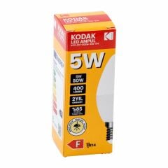 Kodak Led Ampül Işık Mum Tipi 5 W E14 Sarı