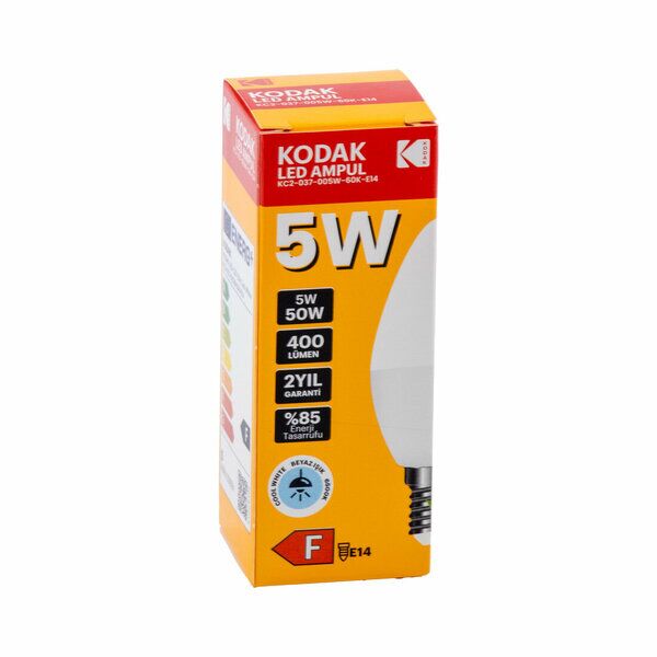 Kodak Led Ampül Işık Mum Tipi 5 W E14 Beyaz