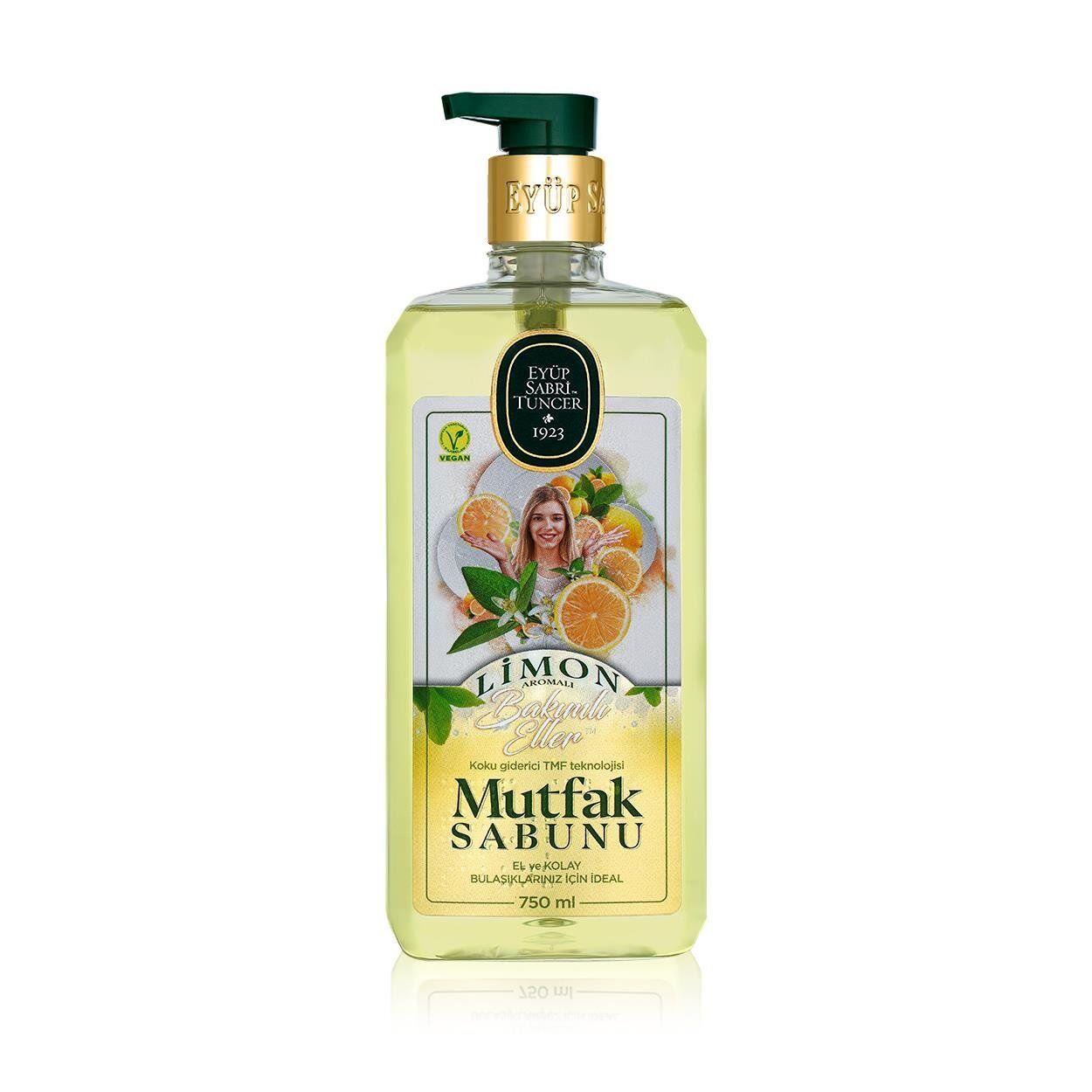 Eyüp Sabri Tuncer Mutfak  Sabunu Zeytinyağlı Limon Aromalı Sıvı Sabun 750 Ml Pet Şişe